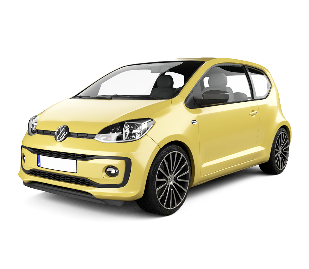 Tappetini auto a vaschetta Volkswagen up! fabbricazione 09.2011 - 10.2023, carrozzeria hatchback