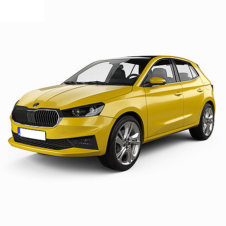 Tappetini auto in gomma Skoda Fabia IV fabbricazione 09.2021 - presente, carrozzeria hatchback