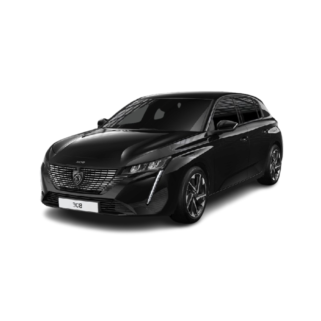 Tappetini auto in gomma Peugeot 308 Hybrid (MHEV) fabbricazione 09.2023 - presente, carrozzeria auto famigliare