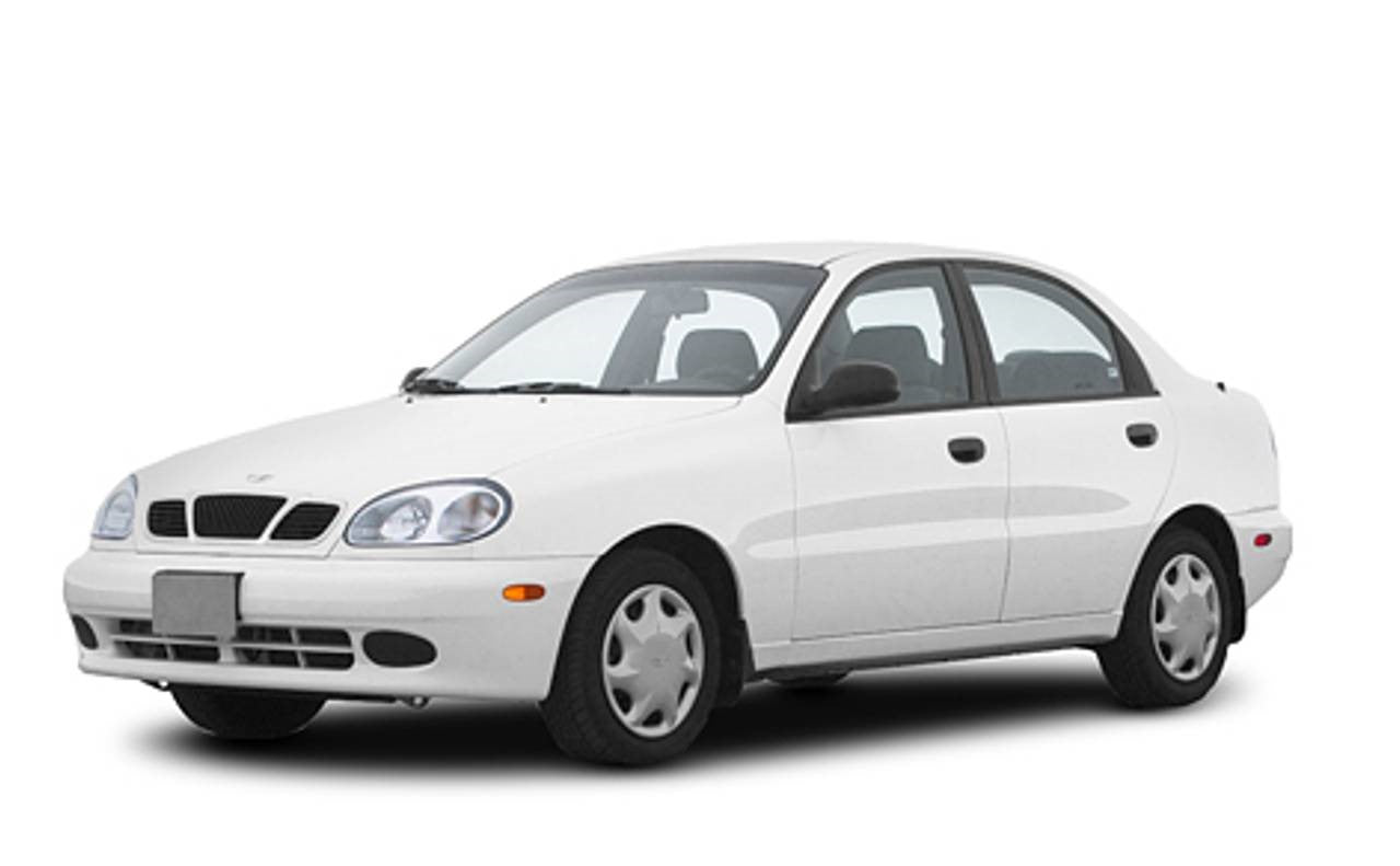 Tappetini auto in gomma Daewoo Lanos fabbricazione 1997 - 2004, carrozzeria berlina