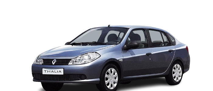 Tappetini auto in gomma Renault Thalia fabbricazione 2008 - 2012, carrozzeria berlina