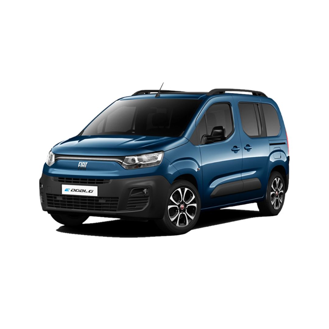 Tappetini auto in gomma Fiat E-Doblo fabbricazione 07.2022 - presente, carrozzeria van