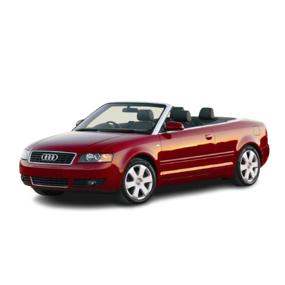Tappetini auto in moquette Audi A4 B6 fabbricazione 2002 - 2006, carrozzeria cabrio