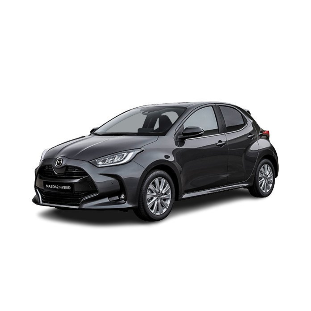 Tappetini auto in gomma Mazda 2 Hybrid fabbricazione 2022 - presente, carrozzeria hatchback