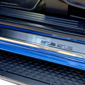 Protezione soglia porta in acciaio inossidabile Volkswagen Amarok, fabbricazione 2022 - presente, carrozzeria pick-up | 08-1206