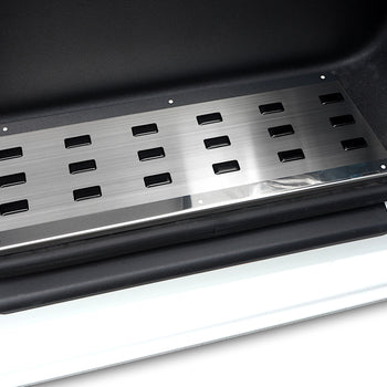 Protezione soglia porta in acciaio inossidabile Ford Transit Custom II, fabbricazione 2024 - presente, carrozzeria van | 08-1236