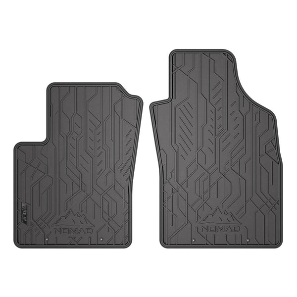 Tappetini in gomma anteriori Fiat 500, fabbricazione 09.2007 - presente, carrozzeria hatchback (2 pz.) | ND0307