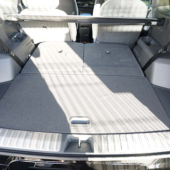 Vasche baule Kia EV9, carrozzeria suv, fabbricazione 2023 - presente, 6-7 posti, dietro la seconda fila (terza fila chiusa) | 193825BSC