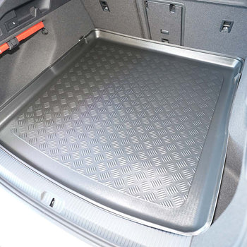 Vasche baule Volkswagen ID .7, carrozzeria auto famigliare, fabbricazione 06.2024 - presente, tronco superiore, pavimento del bagagliaio variabile in posizione più alta | 193903BSC