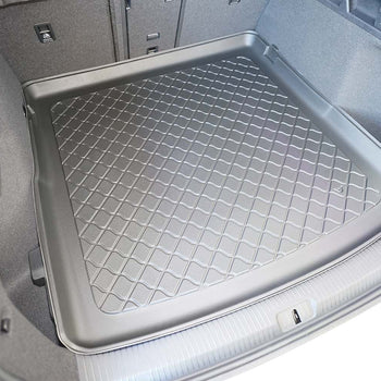 Vasche baule Volkswagen ID .7, carrozzeria auto famigliare, fabbricazione 06.2024 - presente, tronco superiore, pavimento del bagagliaio variabile in posizione più alta | 193903GRD