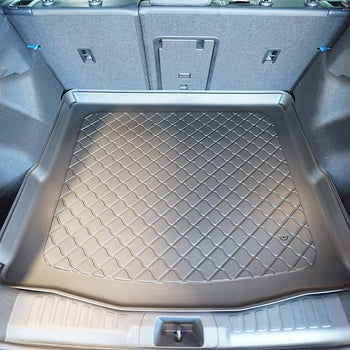 Vasche baule Ford Capri EV, carrozzeria suv, fabbricazione 09.2024 - presente, tronco superiore, pavimento del bagagliaio variabile in posizione più alta | 194061GRD