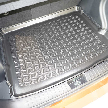 Vasche baule Hyundai Kona II Hybrid, carrozzeria suv, fabbricazione 04.2023 - presente, tronco superiore, pavimento del bagagliaio variabile in posizione più alta, con/senza subwoofer | 194223BSC
