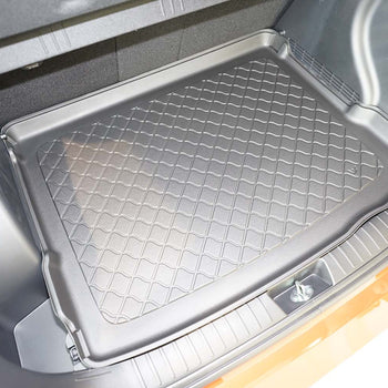 Vasche baule Hyundai Kona II electric, carrozzeria suv, fabbricazione 04.2023 - presente, tronco superiore, pavimento del bagagliaio variabile in posizione più alta, con/senza subwoofer | 194223GRD