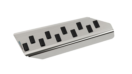 Protezione del poggiapiedi per la gamba sinistra in acciaio inossidabile Opel Crossland X, fabbricazione 06.2017 - 07.2024, carrozzeria suv | 32-4099