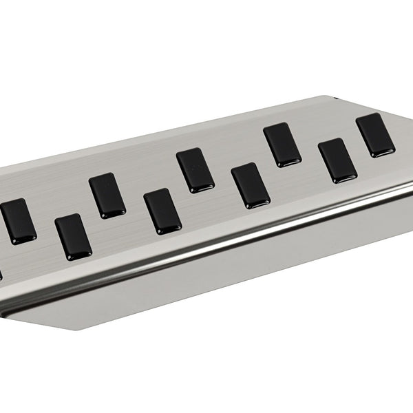 Protezione del poggiapiedi per la gamba sinistra in acciaio inossidabile Opel Crossland X, fabbricazione 06.2017 - 07.2024, carrozzeria suv | 32-4099