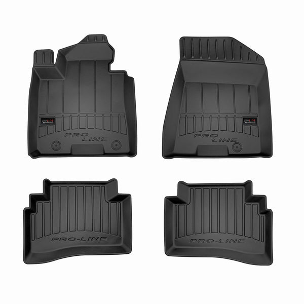 Tappetini auto a vaschetta Kia Sportage IV, fabbricazione 01.2016 - 2021, carrozzeria suv prima del facelift, senza pretensionatore della cintura di sicurezza dietro il sedile del conducente | 3D407138