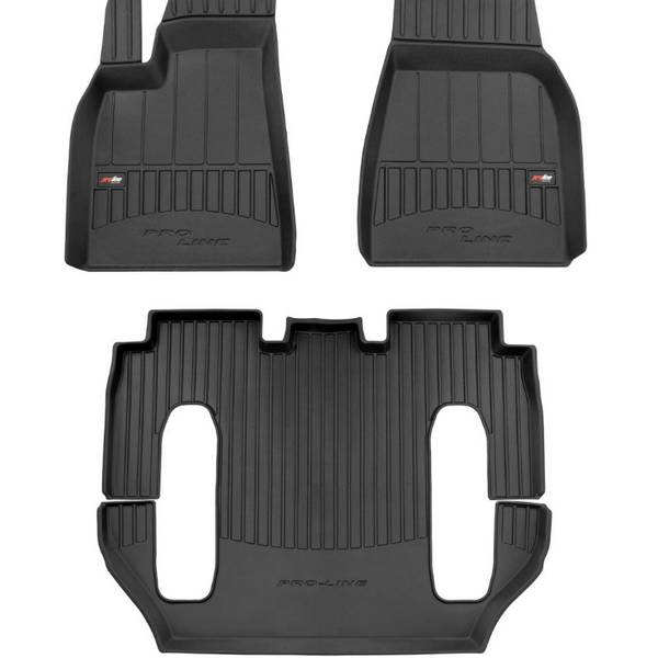 Tappetini auto a vaschetta Tesla Model X, fabbricazione 10.2016 - 12.2020, carrozzeria suv | 3D408630