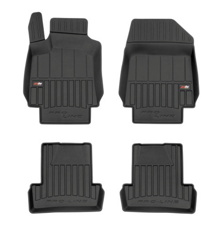 Tappetini auto a vaschetta Renault Clio III, fabbricazione 01.2008 - 02.2013, carrozzeria auto famigliare | 3D409651