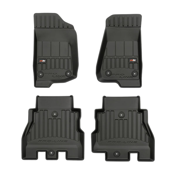 Tappetini auto a vaschetta Jeep Wrangler Rubicon, fabbricazione 2017 - presente, carrozzeria suv non corrisponde al modello ibrido | 3D409866