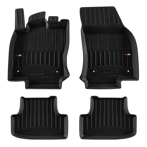 Tappetini auto a vaschetta Volkswagen T-Roc, fabbricazione 12.2017 - presente, carrozzeria suv | 3D412088