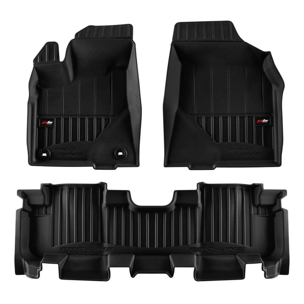 Tappetini auto a vaschetta Toyota Highlander II (XU40) Facelift, fabbricazione 2011 - 2013, carrozzeria suv | 3D425637