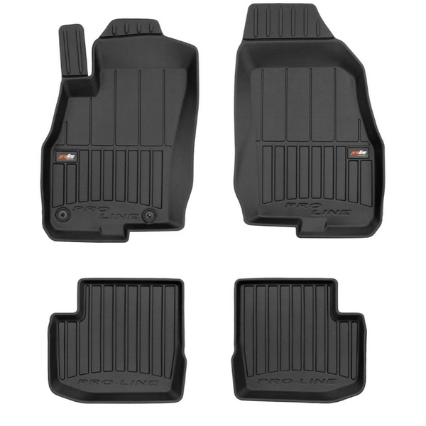 Tappetini auto a vaschetta Fiat Punto Evo, fabbricazione 2009 - 2012, carrozzeria hatchback 3 porte | 3D426436