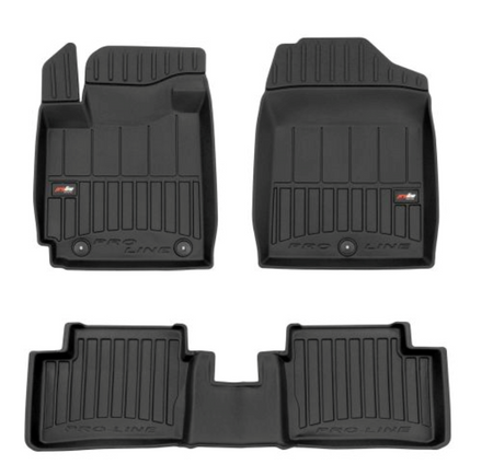 Tappetini auto a vaschetta Kia Picanto II, fabbricazione 04.2011 - 03.2017, carrozzeria hatchback | 3D426795