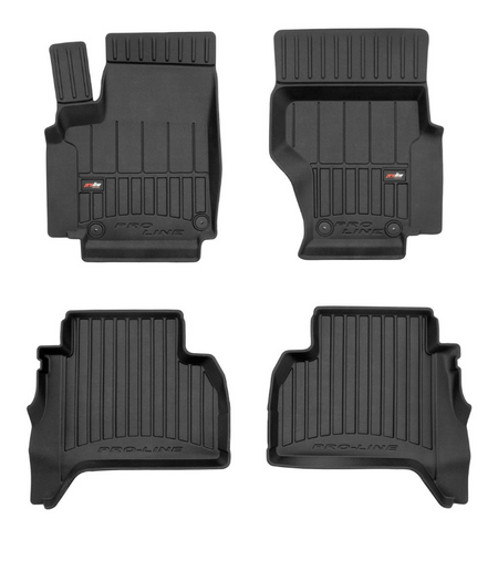 Tappetini auto a vaschetta Volkswagen Amarok, fabbricazione 08.2010 - 2020, carrozzeria pick-up doppia cabina | 3D427143