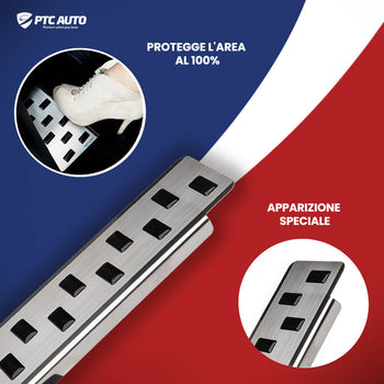 Protezione del poggiapiedi per la gamba sinistra in acciaio inossidabile Kia Sportage III, fabbricazione 08.2010 - 12.2015, carrozzeria suv | 32-3961