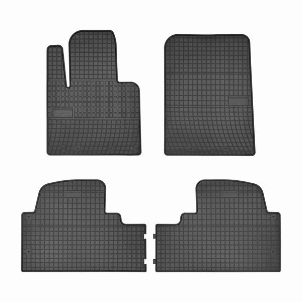 Tappetini auto in gomma Hyundai Santa Fe III, fabbricazione 09.2012 - 07.2018, carrozzeria suv prima fila e seconda fila | ET546047