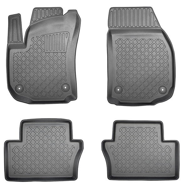 Tappetini auto a vaschetta Opel Zafira B, fabbricazione 05.2005 - 2014, carrozzeria van 5-7 posti, senza terza fila | 602368