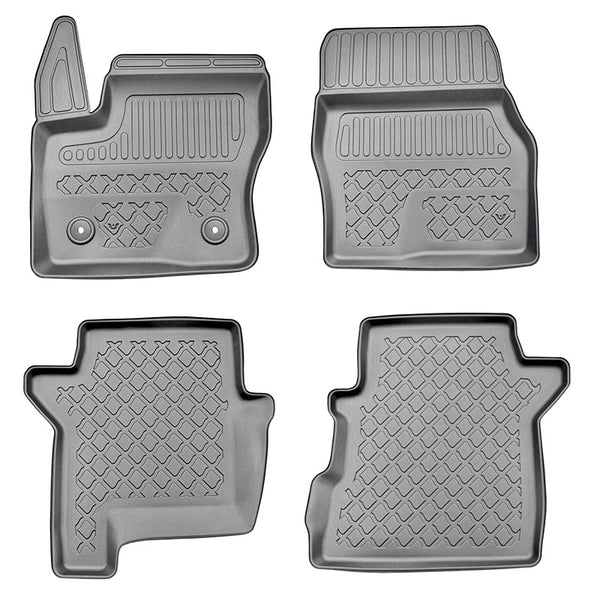 Tappetini auto a vaschetta Ford Tourneo Grand Connect II, fabbricazione 01.2014 - 04.2022, carrozzeria van 5-7 posti, senza terza fila | 603124