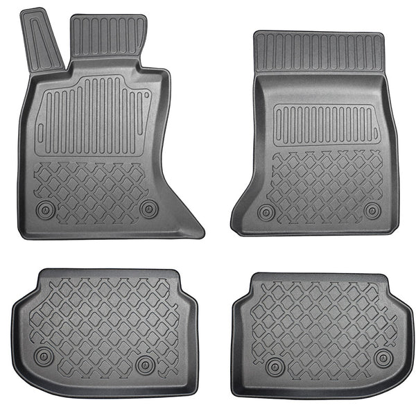 Tappetini auto a vaschetta BMW Serie 5 F10, fabbricazione 03.2010 - 2013, carrozzeria berlina prima del facelift, con x-drive | 603165