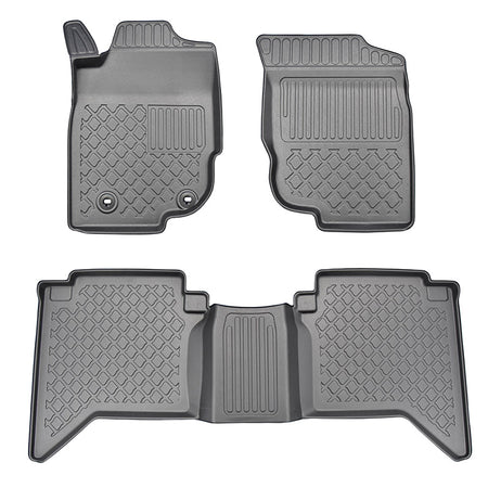 Tappetini auto a vaschetta Toyota Hilux, fabbricazione 2006 - 08.2016, carrozzeria pick-up doppia cabina | 603378