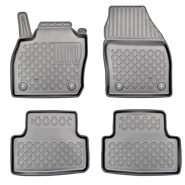 Tappetini auto a vaschetta Volkswagen T-Cross, fabbricazione 04.2019 - presente, carrozzeria suv anche facelift | 603429