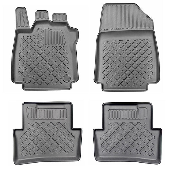 Tappetini auto a vaschetta Renault Clio IV Grandtour, fabbricazione 03.2013 - 02.2021, carrozzeria auto famigliare | 603461