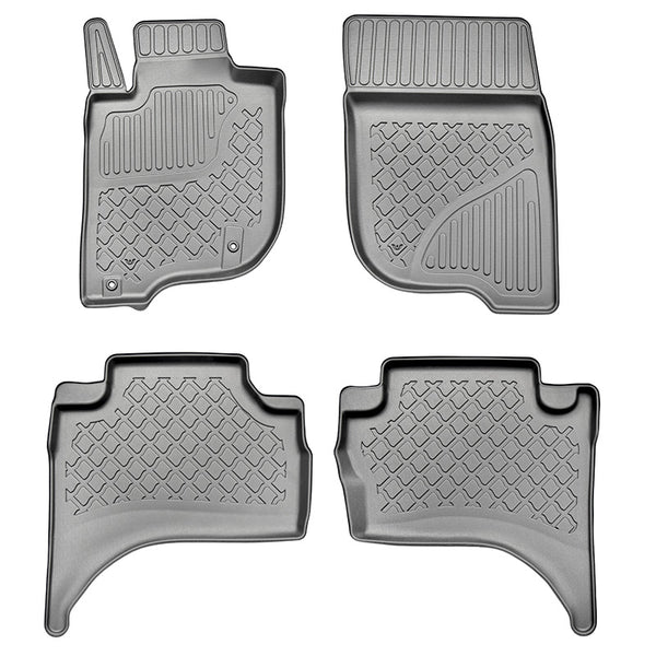 Tappetini auto a vaschetta Mitsubishi L200, fabbricazione 06.2015 - presente, carrozzeria pick-up doppia cabina | 603495