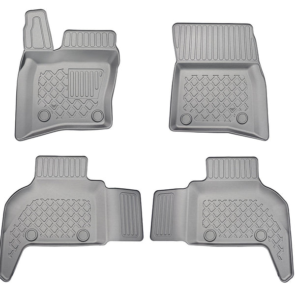 Tappetini auto a vaschetta Land Rover Defender 130, fabbricazione 01.2020 - presente, carrozzeria suv 7 posti, senza terza fila | 604166