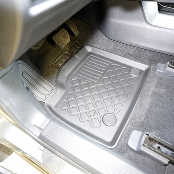 Tappetini auto a vaschetta Nissan X-Trail e-Power, fabbricazione 09.2022 - presente, carrozzeria suv 5-7 posti, senza terza fila | 604194