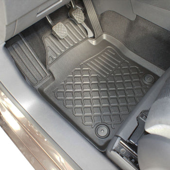 Tappetini auto a vaschetta Volkswagen Touran I, fabbricazione 03.2003 - 08.2015, carrozzeria van 5-7 posti, senza terza fila | 602551