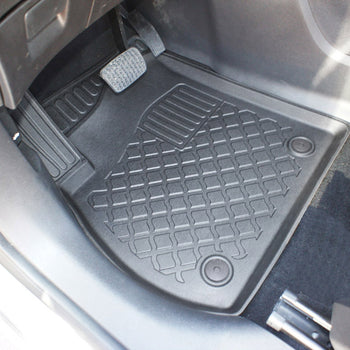 Tappetini auto a vaschetta Opel Zafira C, fabbricazione 01.2012 - 07.2019, carrozzeria van 5-7 posti, senza terza fila | 602865