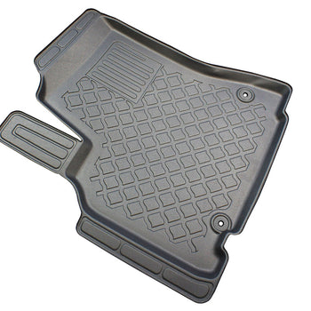 Tappetini auto a vaschetta Peugeot Partner II, fabbricazione 2008 - 08.2018, carrozzeria van 5-7 posti, senza terza fila | 602920