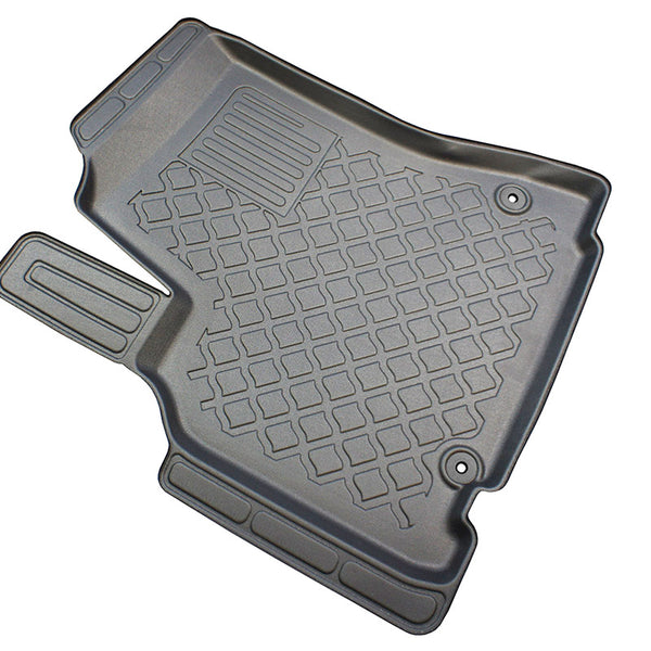 Tappetini auto a vaschetta Peugeot Partner II, fabbricazione 2008 - 08.2018, carrozzeria van 5-7 posti, senza terza fila | 602920