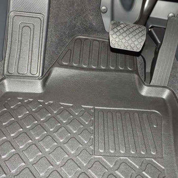 Tappetini auto a vaschetta Volkswagen Sharan II, fabbricazione 09.2010 - presente, carrozzeria van 5-7 posti, senza terza fila | 603093