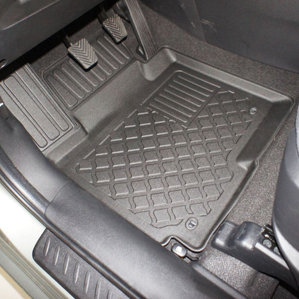 Tappetini auto a vaschetta Kia Carens III, fabbricazione 04.2013 - 08.2019, carrozzeria van 5-7 posti, senza terza fila | 603187