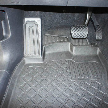 Tappetini auto a vaschetta Skoda Kodiaq, fabbricazione 03.2017 - presente, carrozzeria suv anche facelift, senza terza fila | 603293