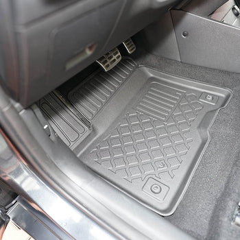 Tappetini auto a vaschetta Hyundai Kona electric, fabbricazione 08.2018 - 03.2023, carrozzeria suv non corrisponde al modello ibrido | 603322