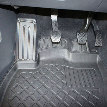 Tappetini auto a vaschetta Volkswagen Touran II, fabbricazione 09.2015 - presente, carrozzeria van 5-7 posti, senza terza fila | 603415