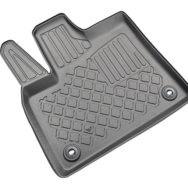 Tappetini auto a vaschetta Citroen Berlingo e- EV, fabbricazione 09.2021 - 12.2022, carrozzeria van 5-7 posti, senza terza fila | 603440