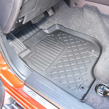 Tappetini auto a vaschetta Mitsubishi L200, fabbricazione 06.2015 - presente, carrozzeria pick-up doppia cabina | 603495